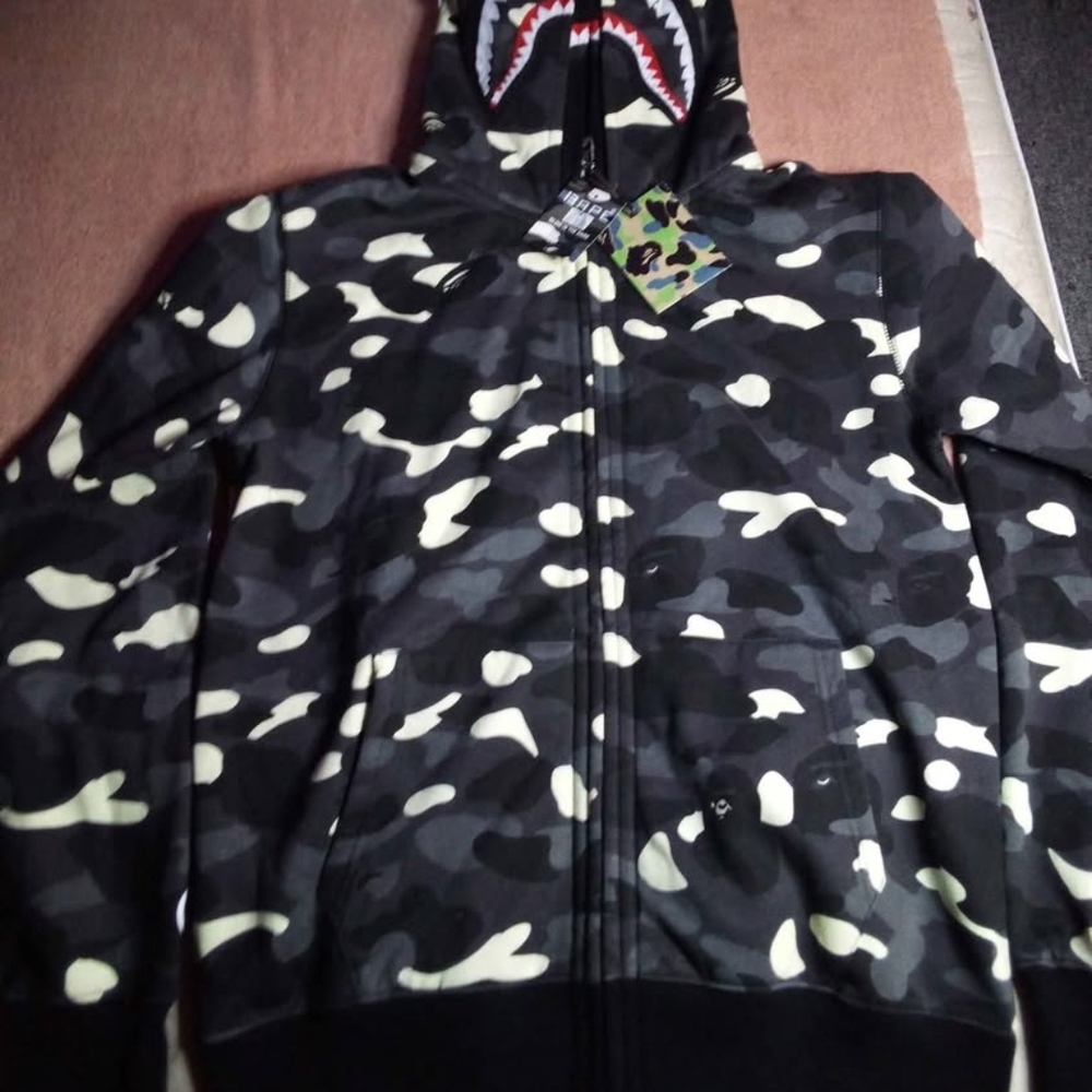 Camouflage Shark Hoodie